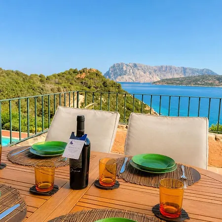 Punta Est - Trilo Corallo Piscina E Vista Mare Appartement Capo Coda Cavallo
